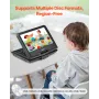 VEVOR Portable DVD Player, 10.1 inch HD Swivel Display Screen, 4 Hours Built-in Rechargeable Battery, Dual Speakers, Support Syn