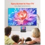 Portable DVD Player, 9 inch HD Swivel Display Screen, 4 Hours Built-in Rechargeable Battery, Dual Speakers, Support Sync TV/USB/