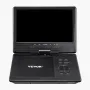 Portable DVD Player, 9 inch HD Swivel Display Screen, 4 Hours Built-in Rechargeable Battery, Dual Speakers, Support Sync TV/USB/