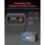 VEVOR 12V 60A DC til DC batterioplader, 750W, indbygget batterioplader til blysyre, lithium, AGM, GEL og oversvømmede batterier,