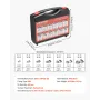 64 PCS DIN Hydraulic Fittings, Heavy Duty Master Industrial Hydraulic Cap and Plug, Hose Tube and Pipe Fitting Kit, Cap and Plug