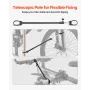 Bike Repair Stand, 88 lb Heavy-duty Bicycle Work Stand with 41.3-59.8 in Adjustable Height & Magnetic Tool Tray, Foldable Bicycl