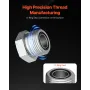 72 STK ORFS Hydraulikfittings, O Ring Face Seal Fitting Kit