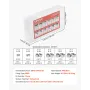 72 PCS ORFS Hydraulic Fittings, O Ring Face Seal Fitting Kit, Hydraulic Hose Tube and Pipe Fittings, Cap and Plug Set for Hydrau