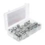 72 PCS ORFS Hydraulic Fittings, O Ring Face Seal Fitting Kit, Hydraulic Hose Tube and Pipe Fittings, Cap and Plug Set for Hydrau