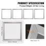 Screen Printing Kit Silk Screen Printing Frame 50.8 cm x 50.8 cm 110 Count Mesh 4pcs