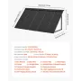 faste metalmarkise 56 x 24 tommer, vinduesmarkise-dørkaleche