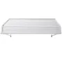 Aluminum Awning 48 x 42 in, Durable Window Awning Door Canopy, Lightweight and Stable Aluminum Exterior Awnings Rain Snow Sunlig