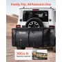 VEVOR Hitch Cargo Carrier Bag, Vandtæt 840D PVC, 60,24 x 24,02 x 35,94 tommer (30 Kubikfod), Heavy Duty Cargo Bag til lastbil