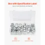 64 STK BSPP hydrauliske fittings, hydraulisk hætte og stiksæt