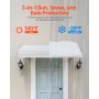 Aluminum Awning 60 x 42 in, Durable Window Awning Door Canopy, Lightweight and Stable Aluminum Awnings for Doors Exterior Rain S