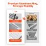 Aluminum Awning 60 x 42 in, Durable Window Awning Door Canopy, Lightweight and Stable Aluminum Awnings for Doors Exterior Rain S
