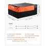 Truck Bed Cargo Bag, Waterproof 840D PVC, 51.18 x 40.16 x 21.85 in (26 Cubic Feet), Heavy Duty Cargo Bag for Truck Bed with 4 Bu