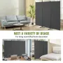 VEVOR Room Divider, 3 Panel Room Dividers and Folding Privacy Screens, Fabric Partition Room Dividers for Office, Bedroom, Dinin