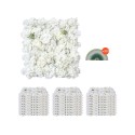 3D Flower Wall Panel 24 Pcs 15 x 15 tommer kunstig blomsterbaggrund til bryllup