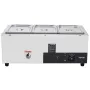 Commercial Electric Food Warmer Countertop Buffet 3*8 Qt Pan Bain Marie