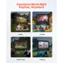 VEVOR 14 ft Inflatable Movie Screen, 600D Washable Inflatable Projector Screen with Portable Storage Bag, 16:9 Easy Set Up Movie