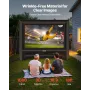 VEVOR 18 ft Inflatable Movie Screen, 600D Washable Inflatable Projector Screen with Portable Storage Bag, 16:9 Easy Set Up Movie
