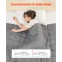 Weighted Blanket, 20 lbs, 88 x 104 in King Size, Cooling Breathable Heavy Blanket with Glass Beads, All-Season Use, Suitable for