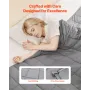 Weighted Blanket, 20 lbs, 88 x 104 in King Size, Cooling Breathable Heavy Blanket with Glass Beads, All-Season Use, Suitable for