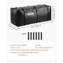 Hitch Cargo Carrier Bag, Waterproof 840D PVC, 59.84 x 24.02 x 24.41 in (20 Cubic Feet), Heavy Duty Cargo Bag for Truck Bed Stora