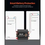 12V 20A DC to DC Battery Charger, 250W, On-Board Battery Charger for Lead-Acid, Lithium, AGM, GEL, and Flooded Batteries, Smart 