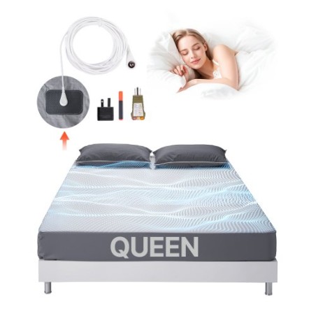 Grounding Sheets Queen Size 95% Cotton + 5% Silver Fiber Earthing Sheets