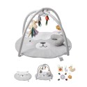 Baby Play Gym Mat Tummy Time Activity Mat with 5 Sensory Toy 39.1" x 32.7"