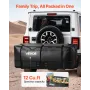 Hitch Cargo Carrier Bag, Waterproof 840D PVC, 46.65 x 20.08 x 19.69 in (12 Cubic Feet), Heavy Duty Cargo Bag for Truck Bed Stora