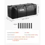 VEVOR Hitch Cargo Carrier Bag, Waterproof 840D PVC, 46.65 x 20.08 x 19.69 in (12 Cubic Feet), Heavy Duty Cargo Bag for Truck Bed