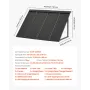faste metalmarkise 44 x 24 tommer, vinduesmarkise-dørkaleche