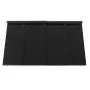 Fixed Metal Awning 44 x 24 in, Window Awning Door Canopy, Stable Triangle Steel Frame Awnings for Doors Exterior Rain, and Snow 