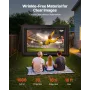 VEVOR 16 ft Inflatable Movie Screen, 600D Washable Inflatable Projection Screen with Portable Storage Bag, Easy Set Up 16:9 Movi