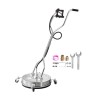 21 "Trykskive Surface Cleaner 4 Wheels Dual Handle 4000 Max Psi