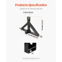 3 Point Hitch Receiver with 2 in Receiver, 3pt Quick Hitch Attachment, 3,000 lbs Capacity, Heavy Duty Tractor Tow Drawbar Adapte