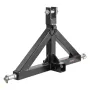 VEVOR 3-punkts trækmodtager med 2 i modtager, 3 pkt Quick Hitch-tilbehør, 3.000 lbs kapacitet, Heavy Duty traktortræktræk