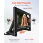 20 ft Inflatable Movie Screen, 600D Washable Inflatable Projector Screen with Portable Storage Bag, 16:9 Easy Set Up Movie Proje