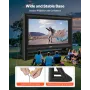 20 ft Inflatable Movie Screen, 600D Washable Inflatable Projector Screen with Portable Storage Bag, 16:9 Easy Set Up Movie Proje