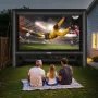 VEVOR 20 ft Inflatable Movie Screen, 600D Washable Inflatable Projector Screen with Portable Storage Bag, 16:9 Easy Set Up Movie