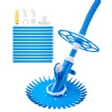 Suction Pool Cleaner Vacuum Cleaner 12 Hoses for In/Above-ground Pool