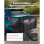 VEVOR Hitch Cargo Carrier Bag, Waterproof 840D PVC, 59.84 x 24.02 x 30.63 in (25 Cubic Feet), Heavy Duty Cargo Bag for Truck Bed