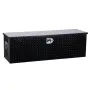 Heavy Duty Aluminum Truck Bed Tool Box, Diamond Plate Tool Box with Side Handle and Lock Keys, Storage Toolbox Chest Organizer f