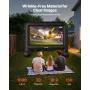 VEVOR 15 ft Inflatable Movie Screen, 600D Washable Inflatable Projection Screen with Portable Storage Bag, Easy Set Up 16:9 Movi