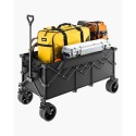Extended Folding Wagon Carts 300L&450LB Heavy Duty Collapsible Garden Cart