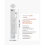 VEVOR Shower Panel Tower System with Rainfall Shower Head, 49 in Brushed Stainless Steel Shower Column, 3-Function Faucet, High 