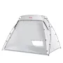 Spray Paint Shelter, 2.3m x 1.6m x 1.6m Portable Spray Paint Tent with Built-In Floor & Mesh Screen, Foldable Pop Up Paint Booth