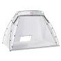 Spray Paint Shelter, 2.3m x 1.6m x 1.6m Portable Spray Paint Tent with Built-In Floor & Mesh Screen, Foldable Pop Up Paint Booth