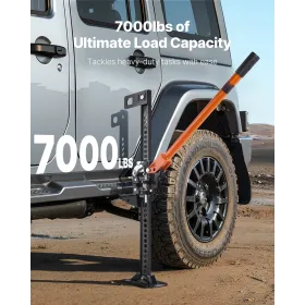 VEVOR Farm Jack, 91,5 cm Utility High Lift Farm Jack, 3,18 Ton Kapacitet Ratcheting Off Road Utility Jacks, Heavy Duty Lift