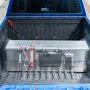 VEVOR Heavy Duty Aluminum Truck Bed Tool Box, Diamond Plate Tool Box with Side Handle and Lock Keys, Storage Toolbox Chest Organ