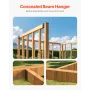 Concealed Joist Hanger, 2x4 Inch Outdoor Concealed-Flange Joist